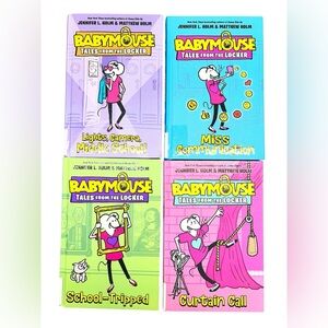 Baby Mouse Tales from the Locker Hardback Books 1-4